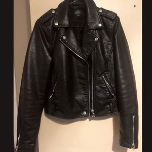 Faux Leather Jacket